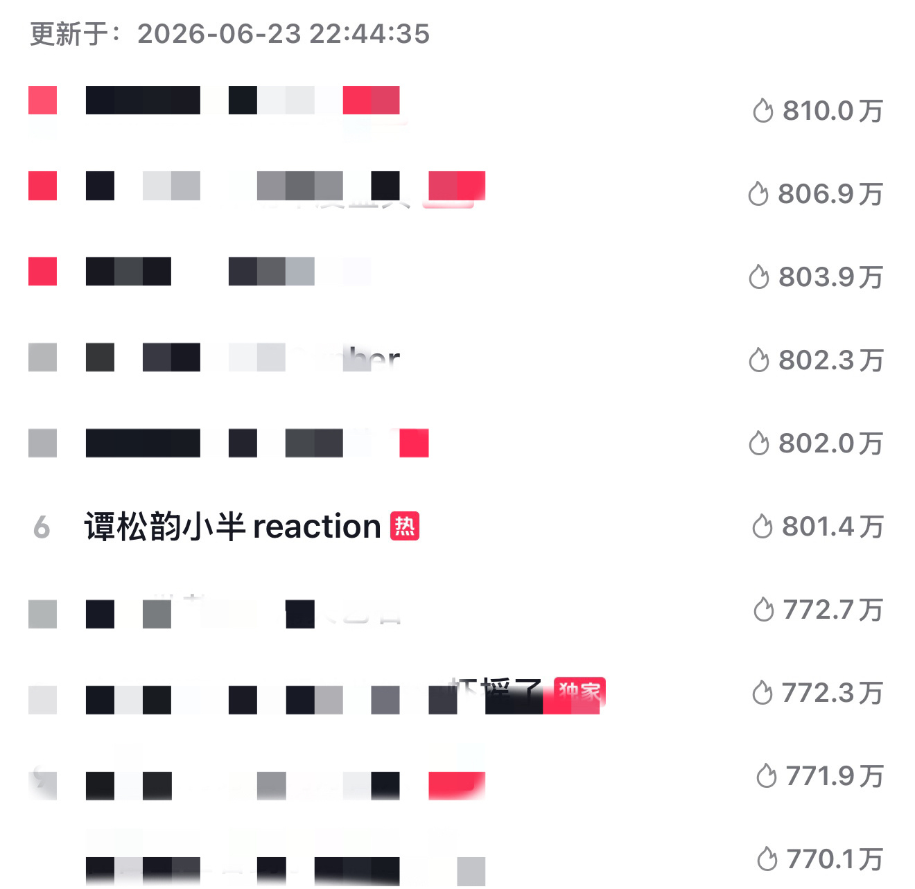 谭松韵热🔥了一天了天赐的声音7