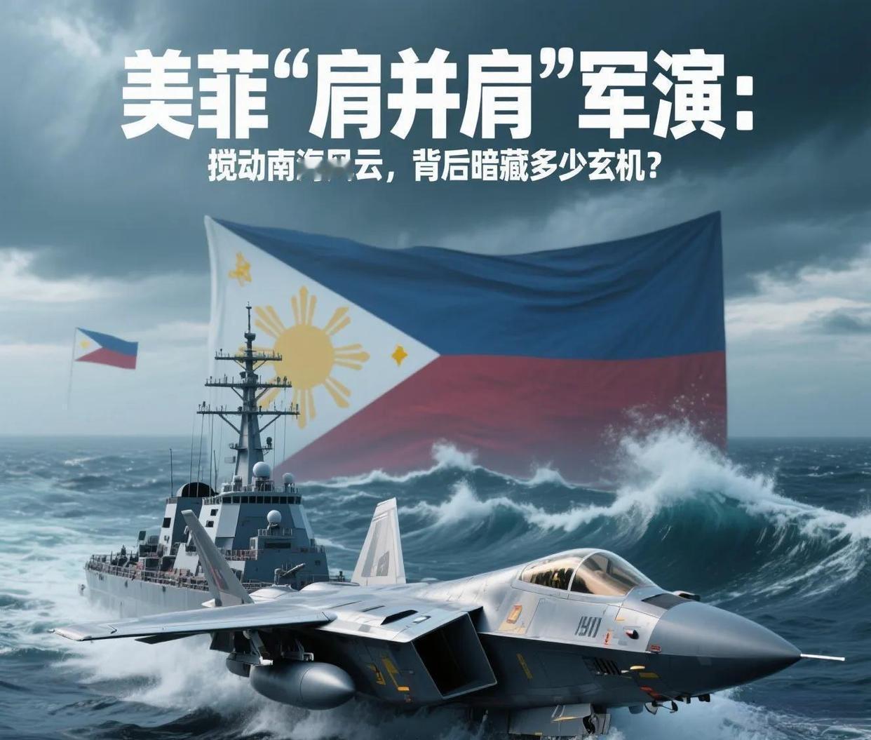 脸都丢尽！美菲七国军演被解放军围观，灰溜溜提前跑路💢
 
说好的史上最大规模军
