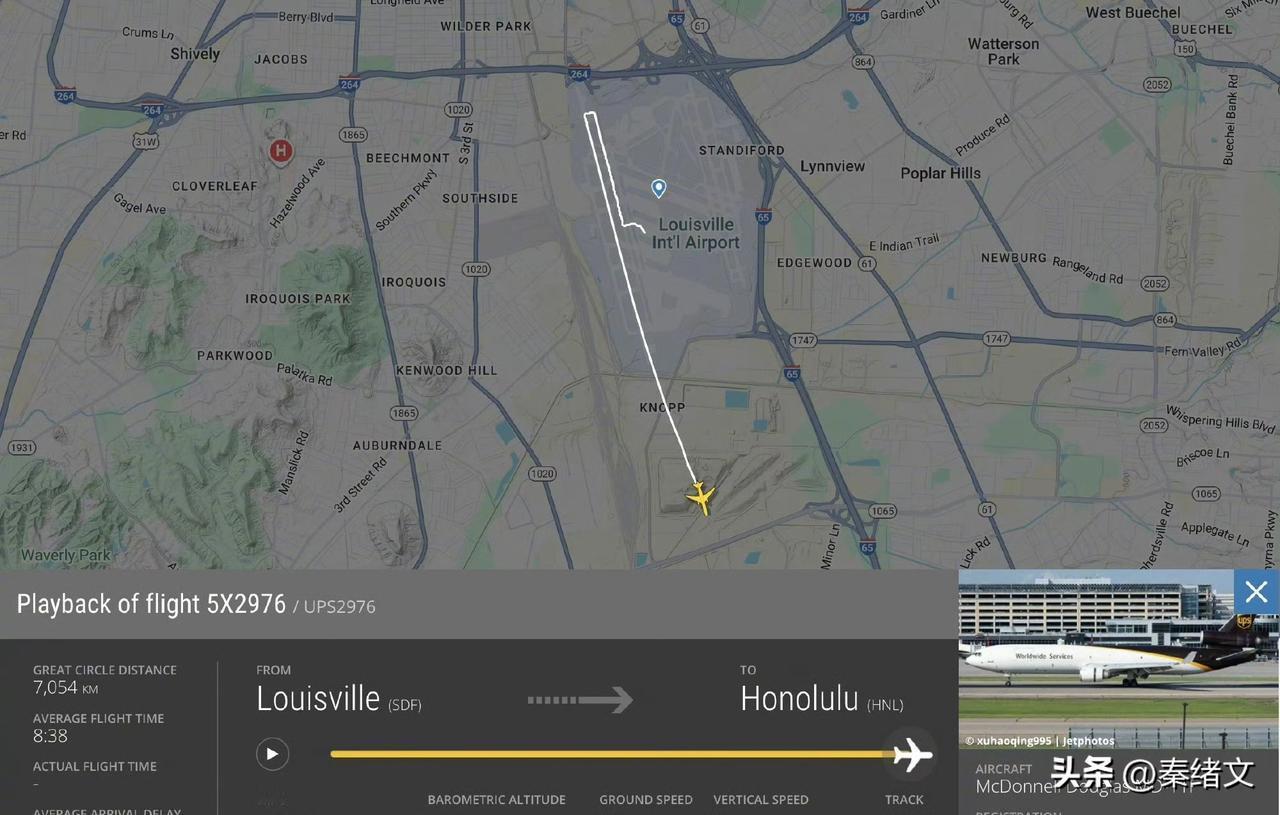 UPS货机刚起飞就炸了？28万加仑燃油烧起来，3名机组人员悬了
 
美国肯塔基州