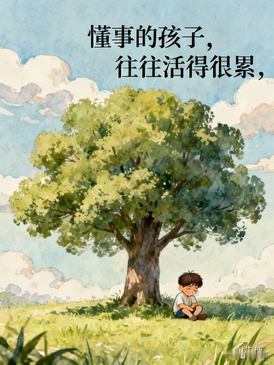 “懂事”的孩子，往往活得很累

这一生，最辛苦的一类人，往往就是那些过分懂事的人