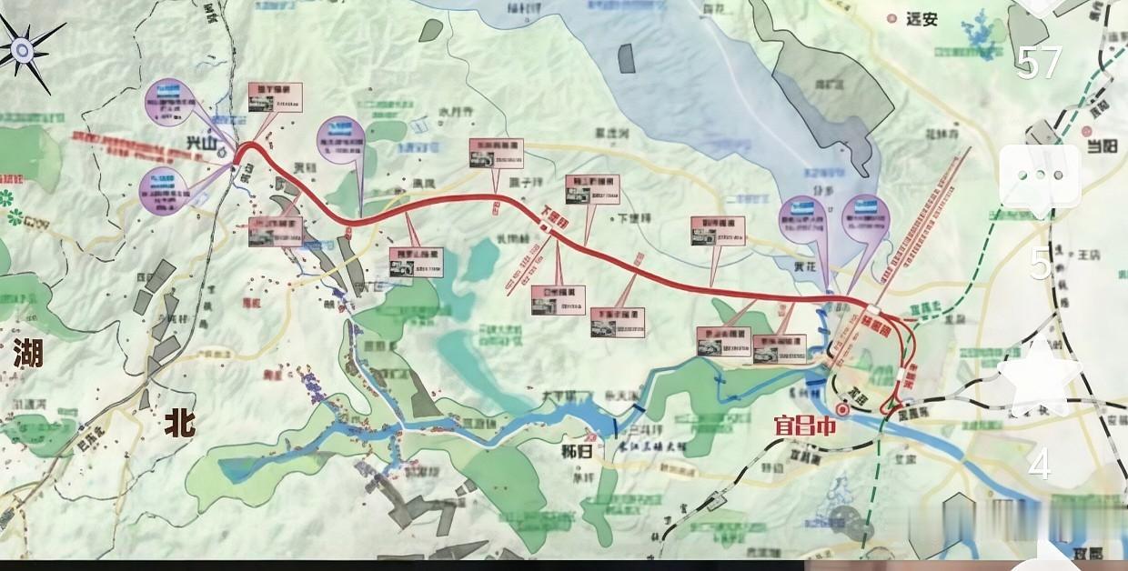 宜兴高铁马上就要开通了，除了宜昌到兴山20分钟直达以外，还能从兴山到哪里？到重庆