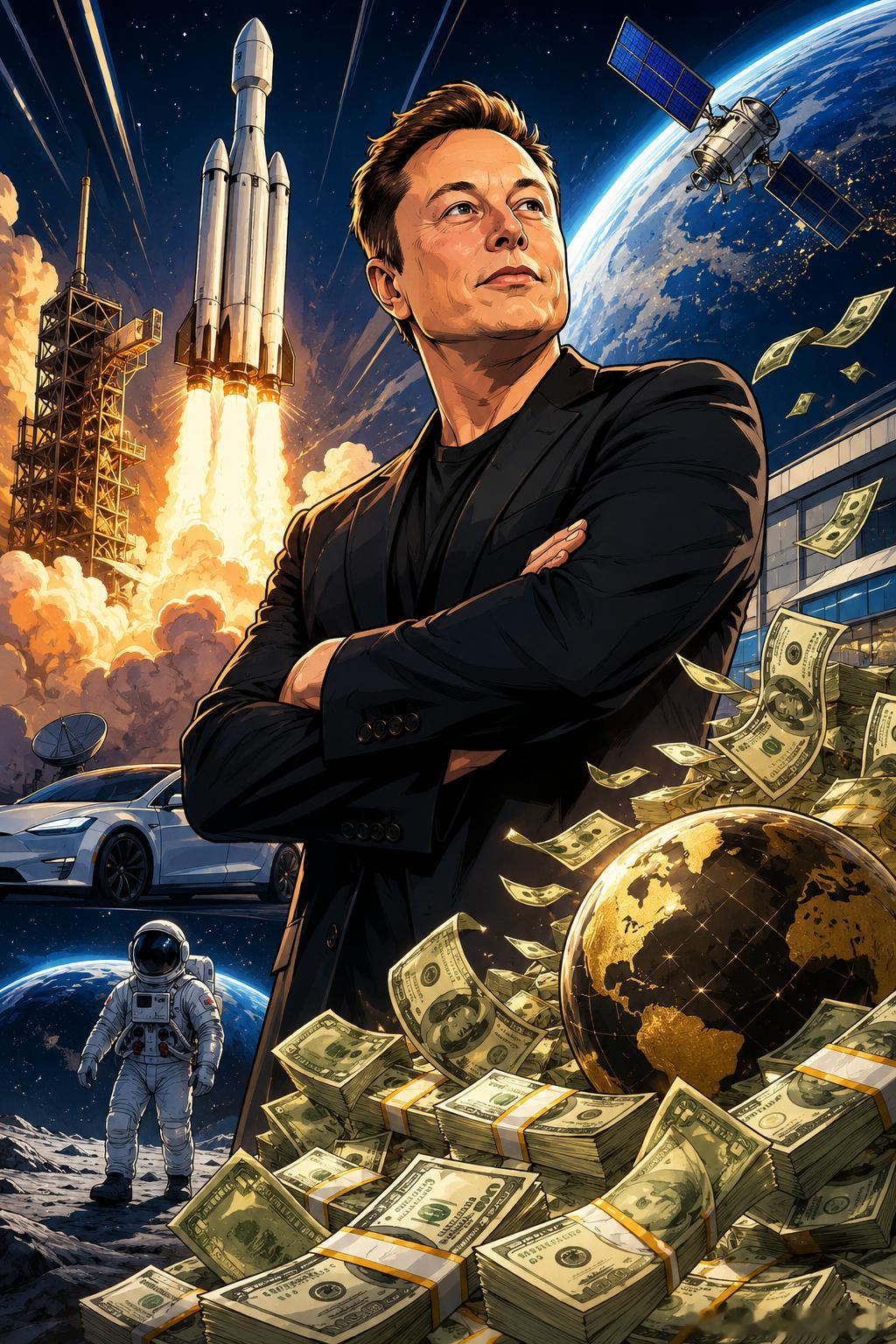 SpaceX市值一夜大增4120亿美元SpaceX上市引爆全球资本市场，马斯克一