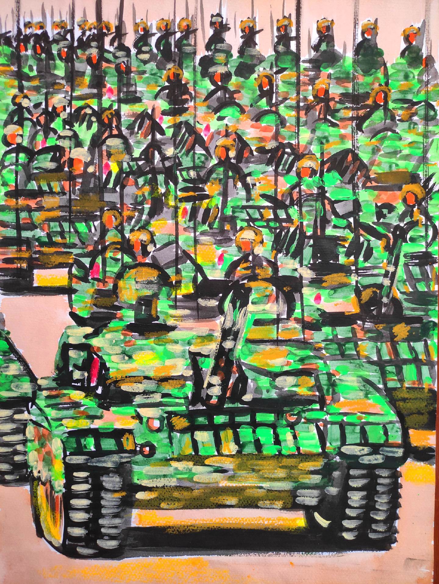 99A重型主战坦克。