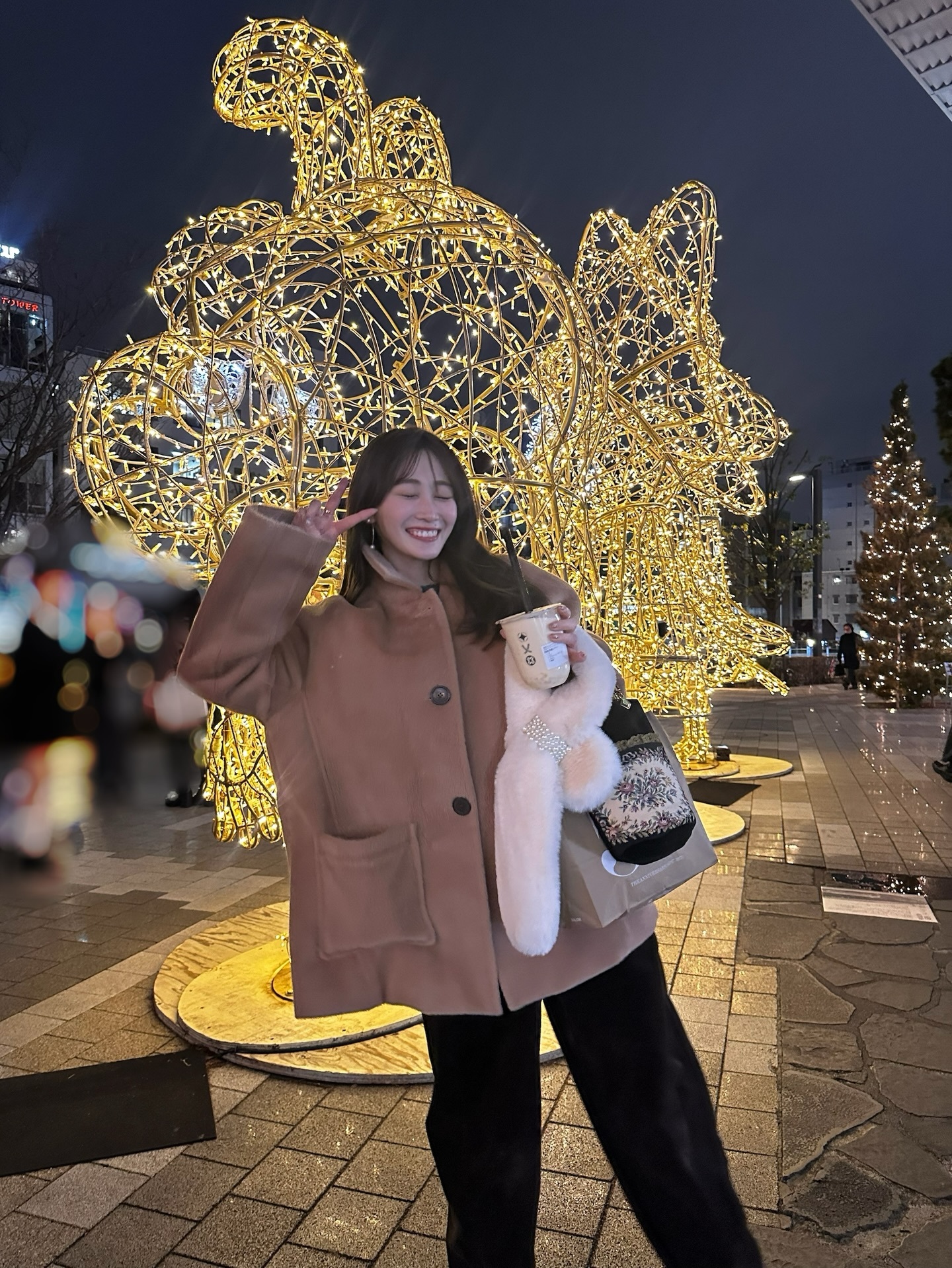 潮紗理菜🍀「最近ちょっと寒かったり、急にぽかぽかしたり☕️三寒四温。季節も、心