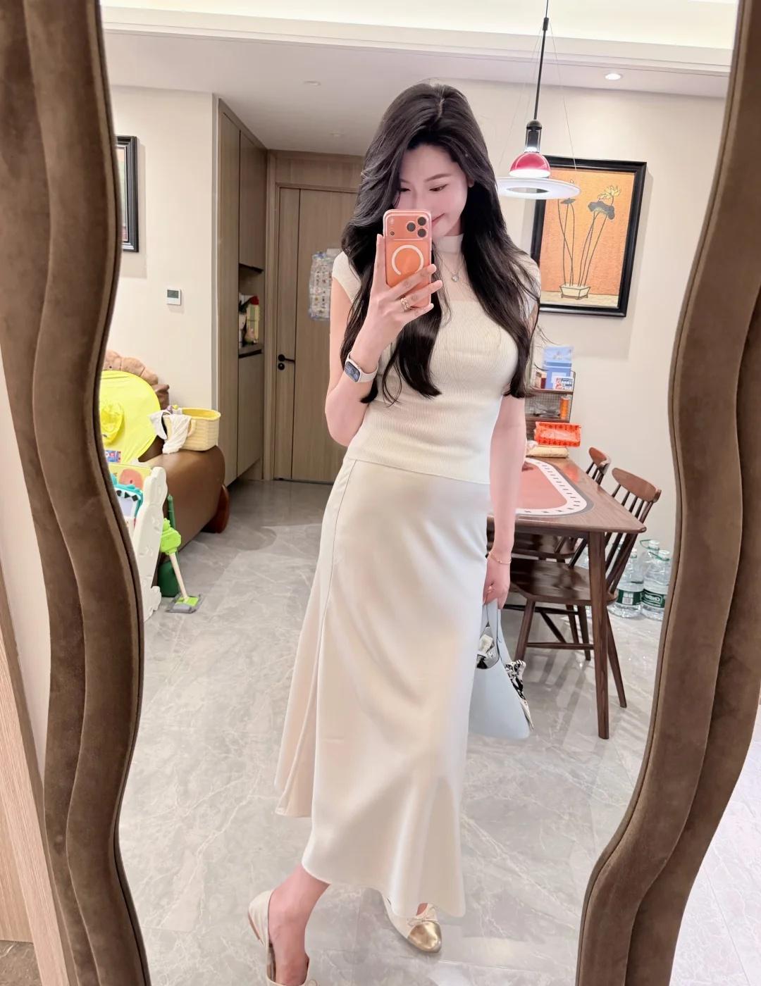 182 144｜微胖高个子女生ootd！温柔白月光
老公说看着太温柔了
约会太合