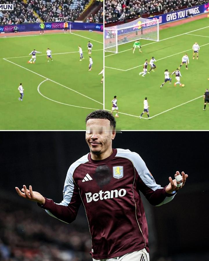 英超第17轮，维拉主场2-1击败曼联，111年来首次各项赛事取得10连胜，23岁