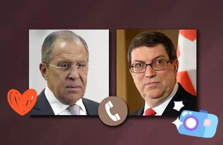 俄罗斯外交部长拉夫罗夫2日与古巴外长罗德里格斯通电话时表示，对古巴进行经济和军事