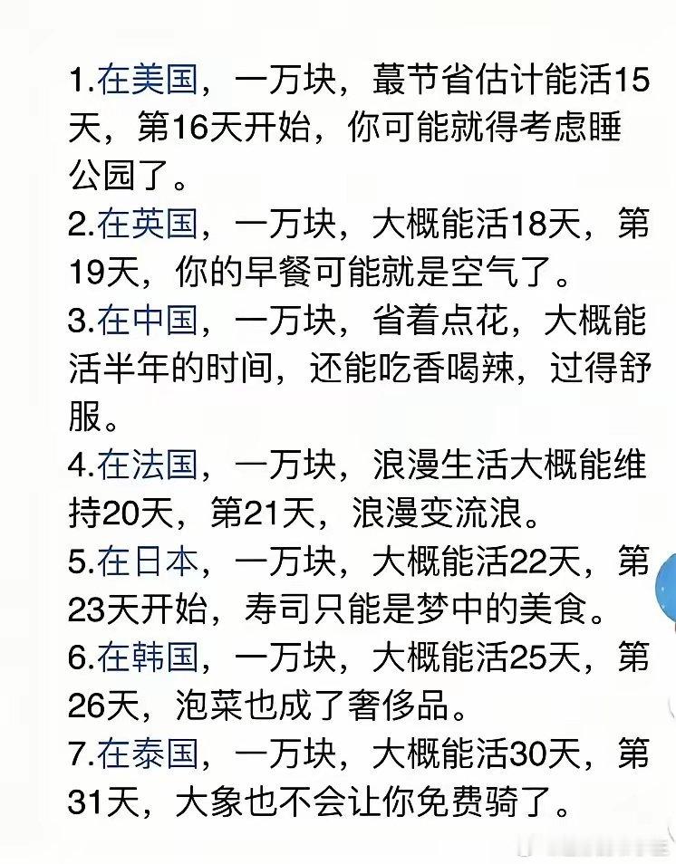一万块是不是能在印度过三年？ 