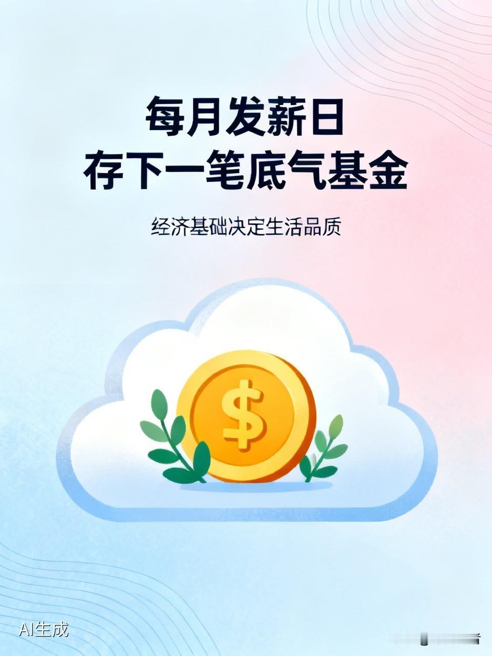 找到了适合自己的生活节奏。每月发薪日，第一件事就是雷打不动地存下一笔底气基金，余