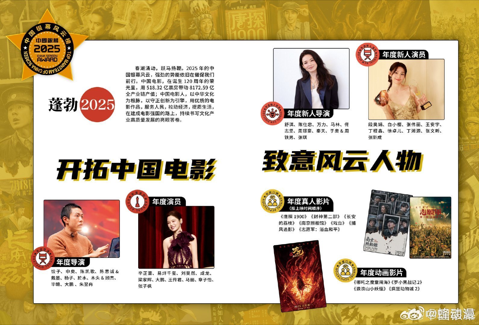 中国银幕封面陈丽君没想到越剧舞台上的她，到了银幕上也这么有魅力。一身红装登封面，