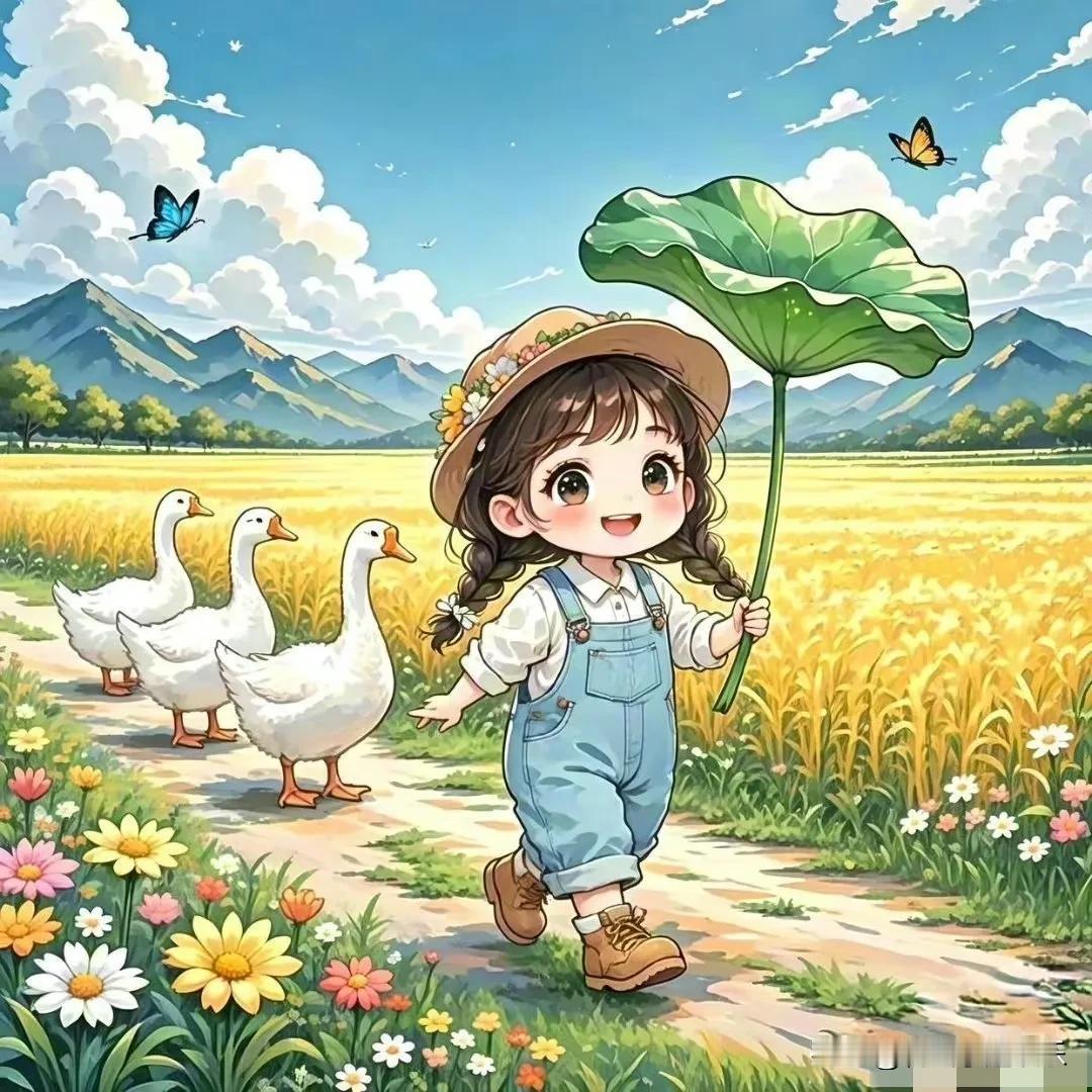 治愈系田园风：把卡通小可爱装进微信或今日头条里！