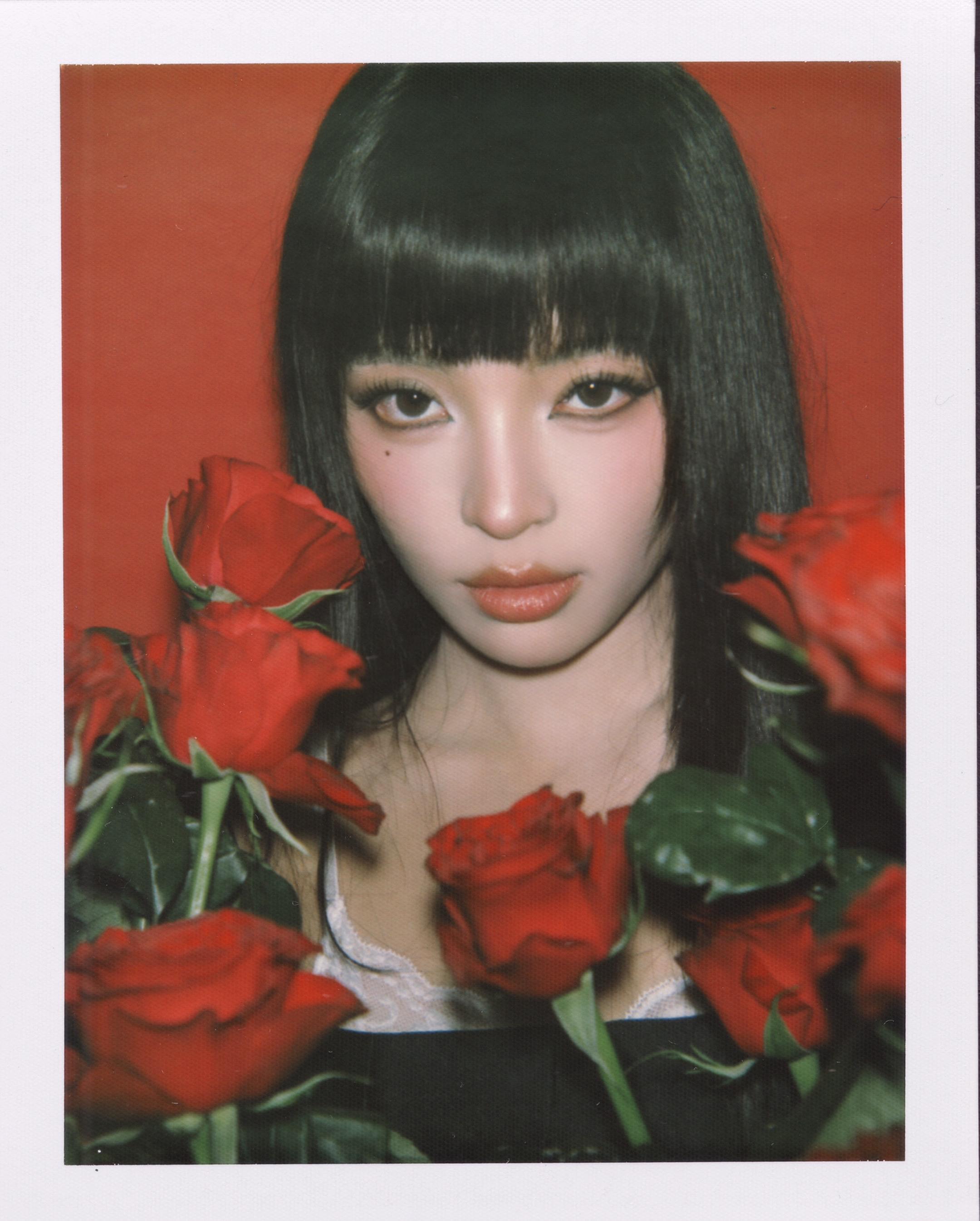 “她是你摘不到的玫瑰🌹”给vava画的恶女妆🖤❤️