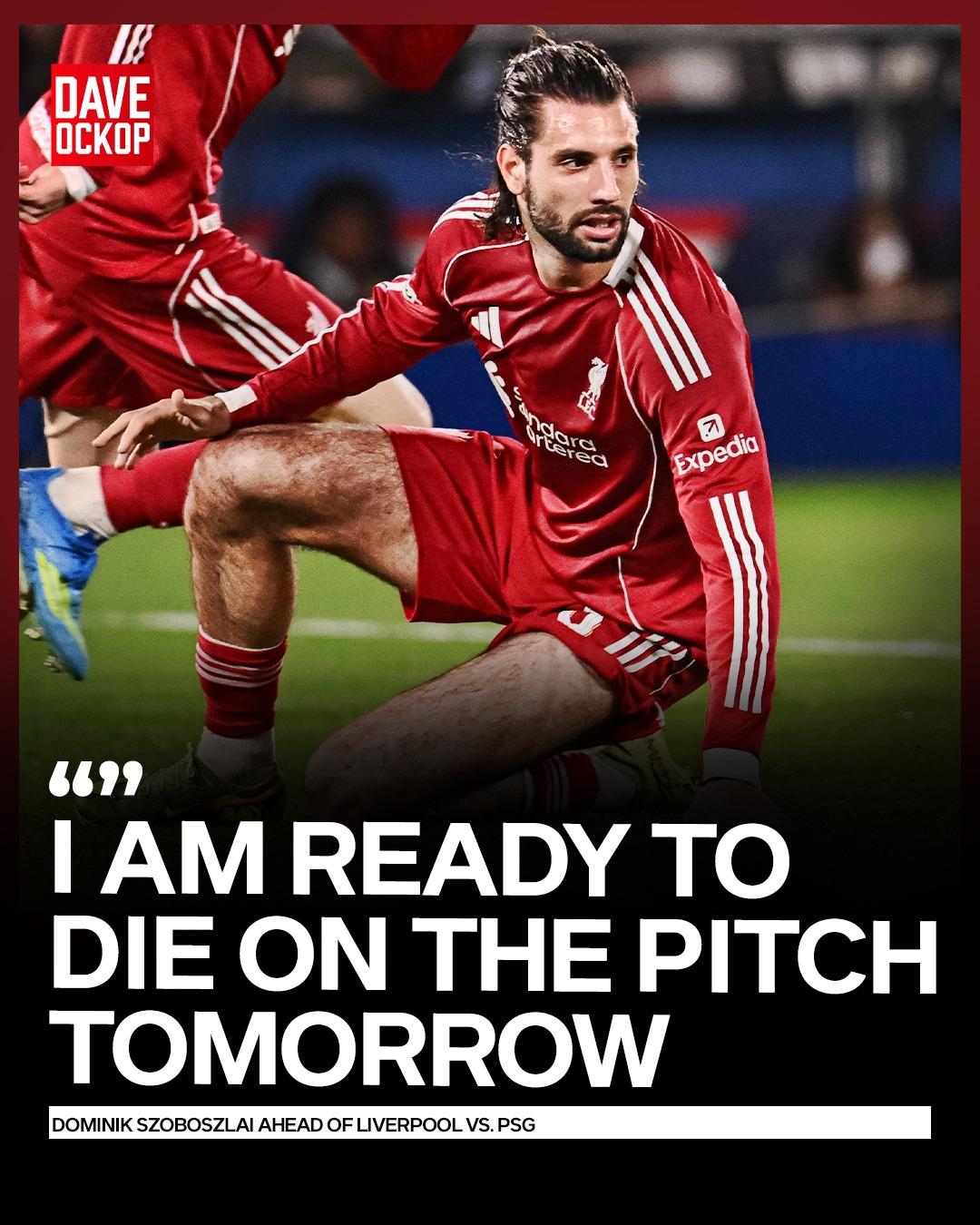 【血战巴黎】索博斯洛伊表达了逆转大巴黎的决心👇：

“我25岁了，已经准备好明