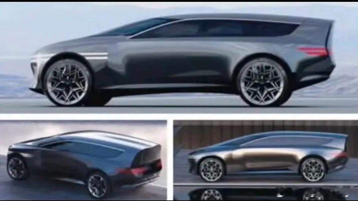 捷尼赛斯MPV项目曝光比较概念的设计，理想的设计还是遥遥领先