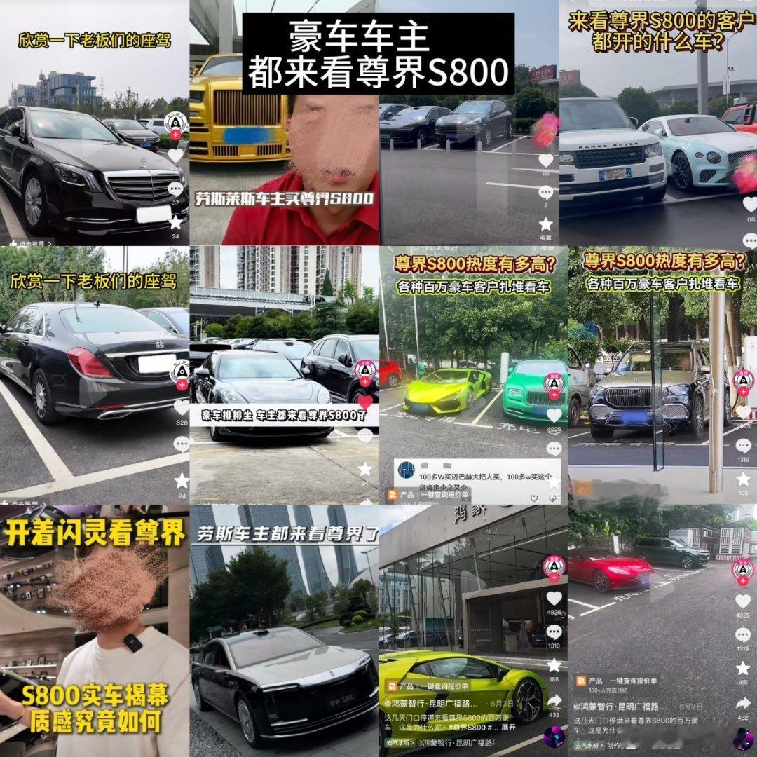 什么人在买尊界S800买尊界S800的人都开什么车 尊界S800上市之后，已经有