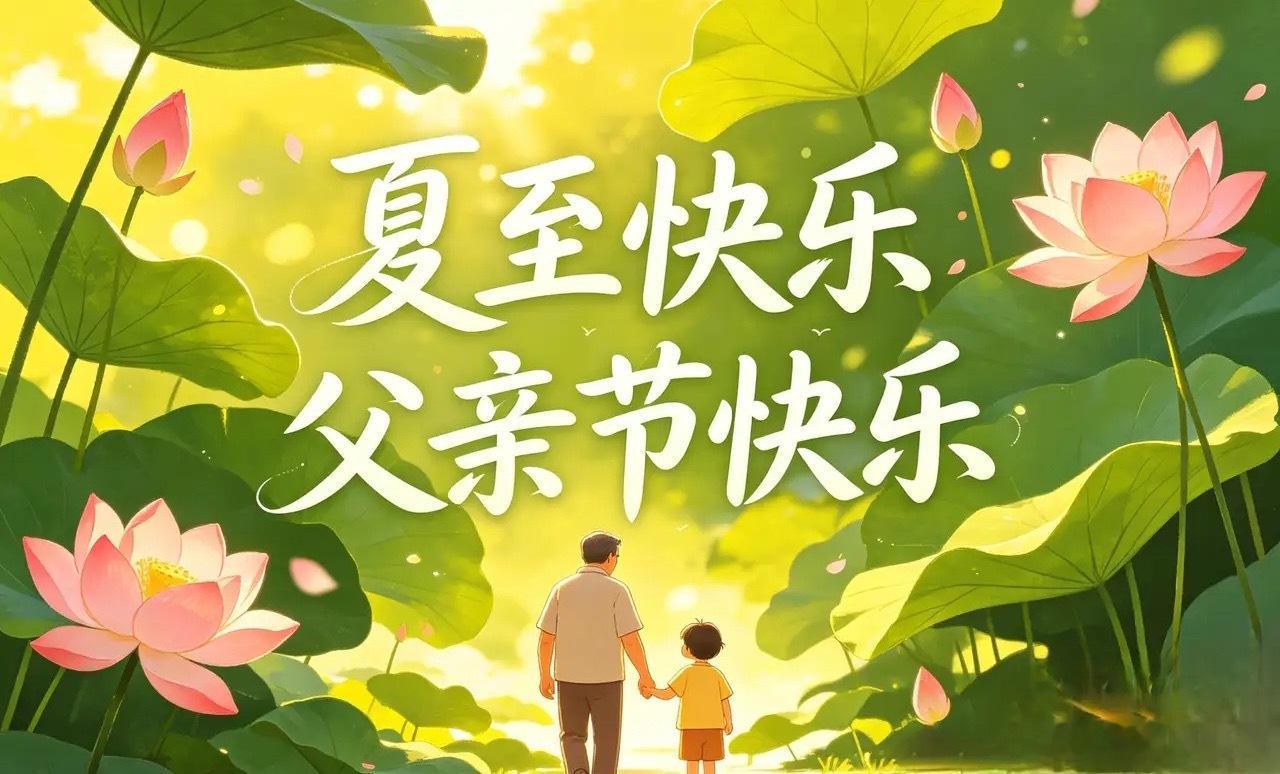 父亲节今天是6月21日，恰逢夏至已到来，又巧遇父亲节到。夏至非一年最热。夏至后气