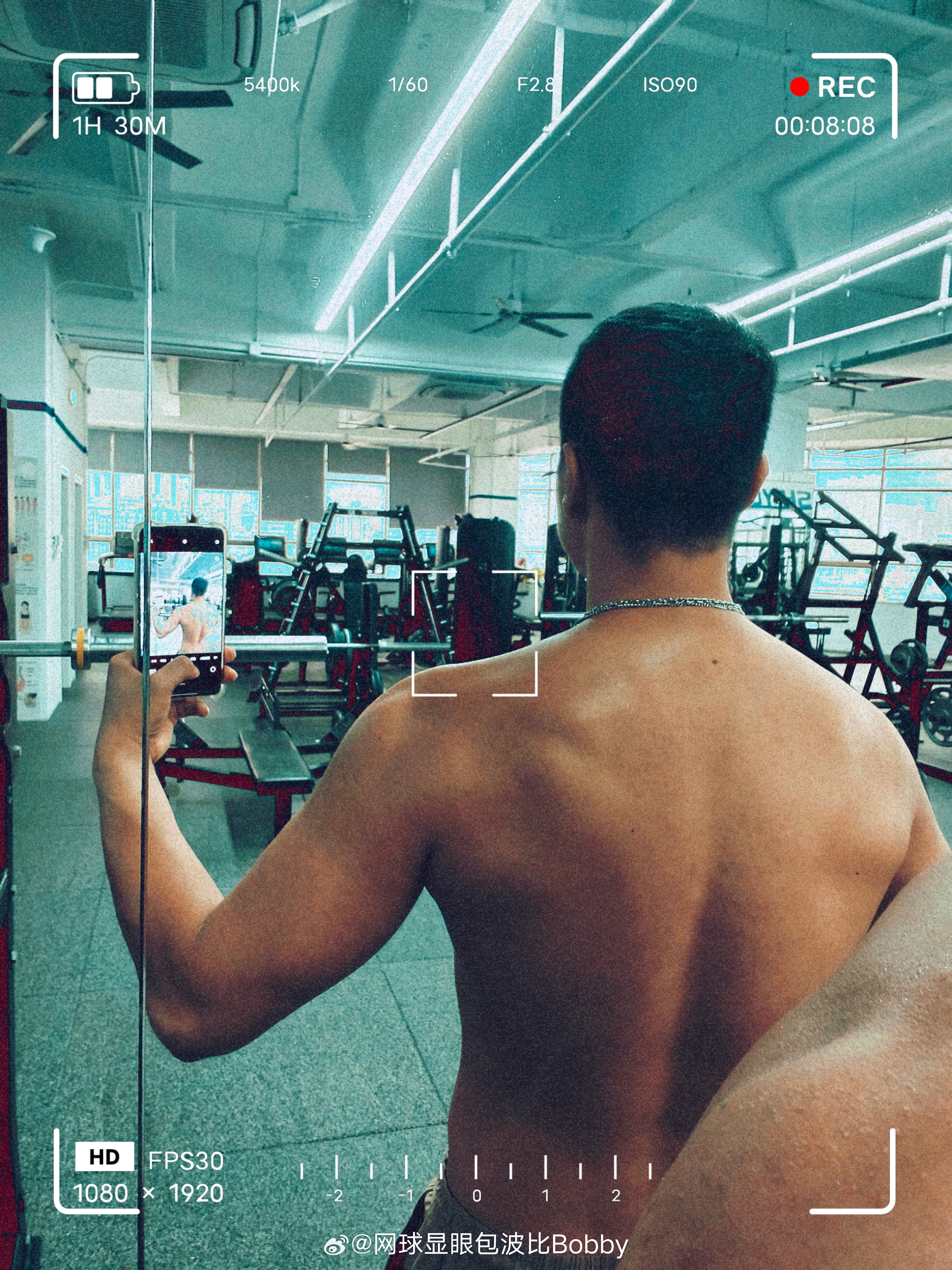 晒一个💪🏻波比的健身计划黑皮体育生网球显眼包波比Bobby