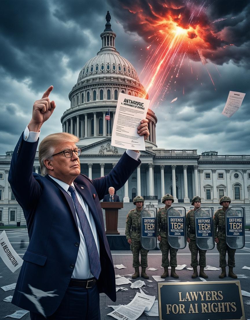 Anthropic最近干了一件事，挺少见的——它把五角大楼告了。

这家AI公司