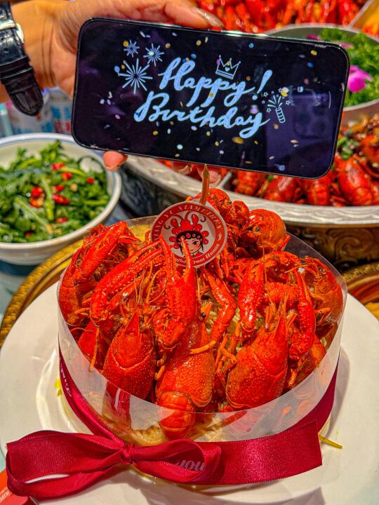 就在广州！谁能拒绝🦞小龙虾的生日蛋糕🎂
