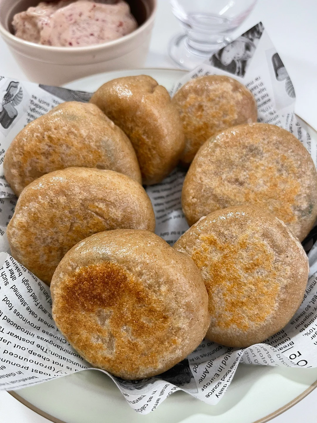 简单做不发酵的韭菜鸡蛋全麦饼