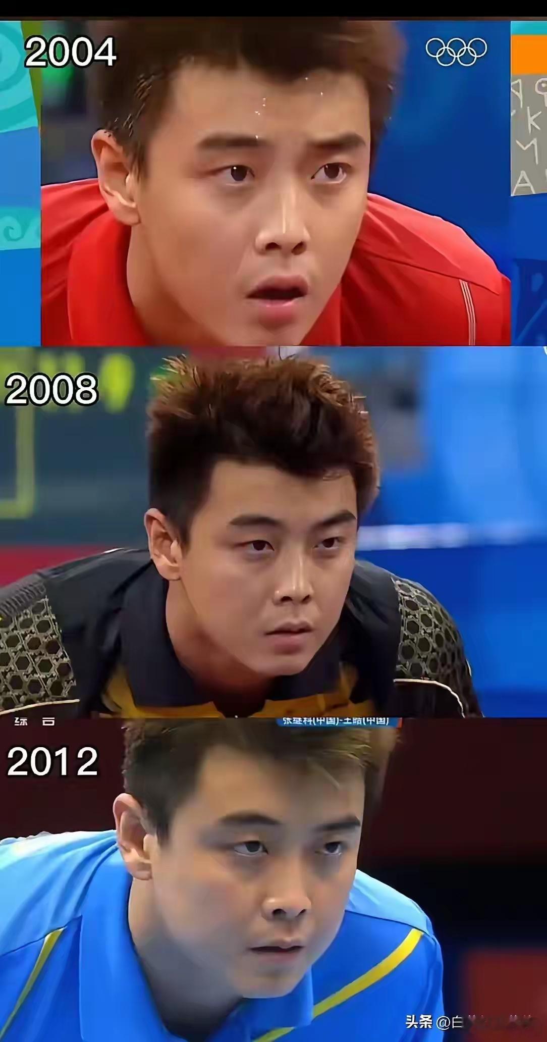 2004年的王皓，心里不太成熟，技术略有不足，遇上杀疯了的柳承敏，导致雅典奥运会