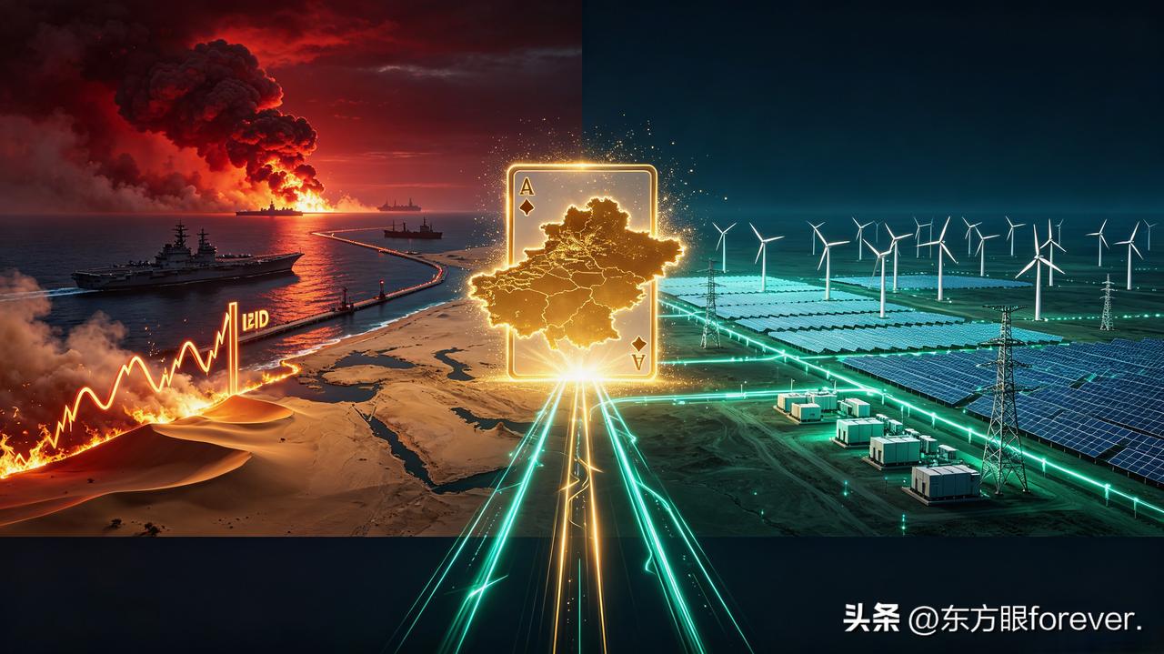 西方盯着中东炮火，中国却在新疆下了盘大棋！
美伊谈崩，美军第三艘航母、近万兵力压
