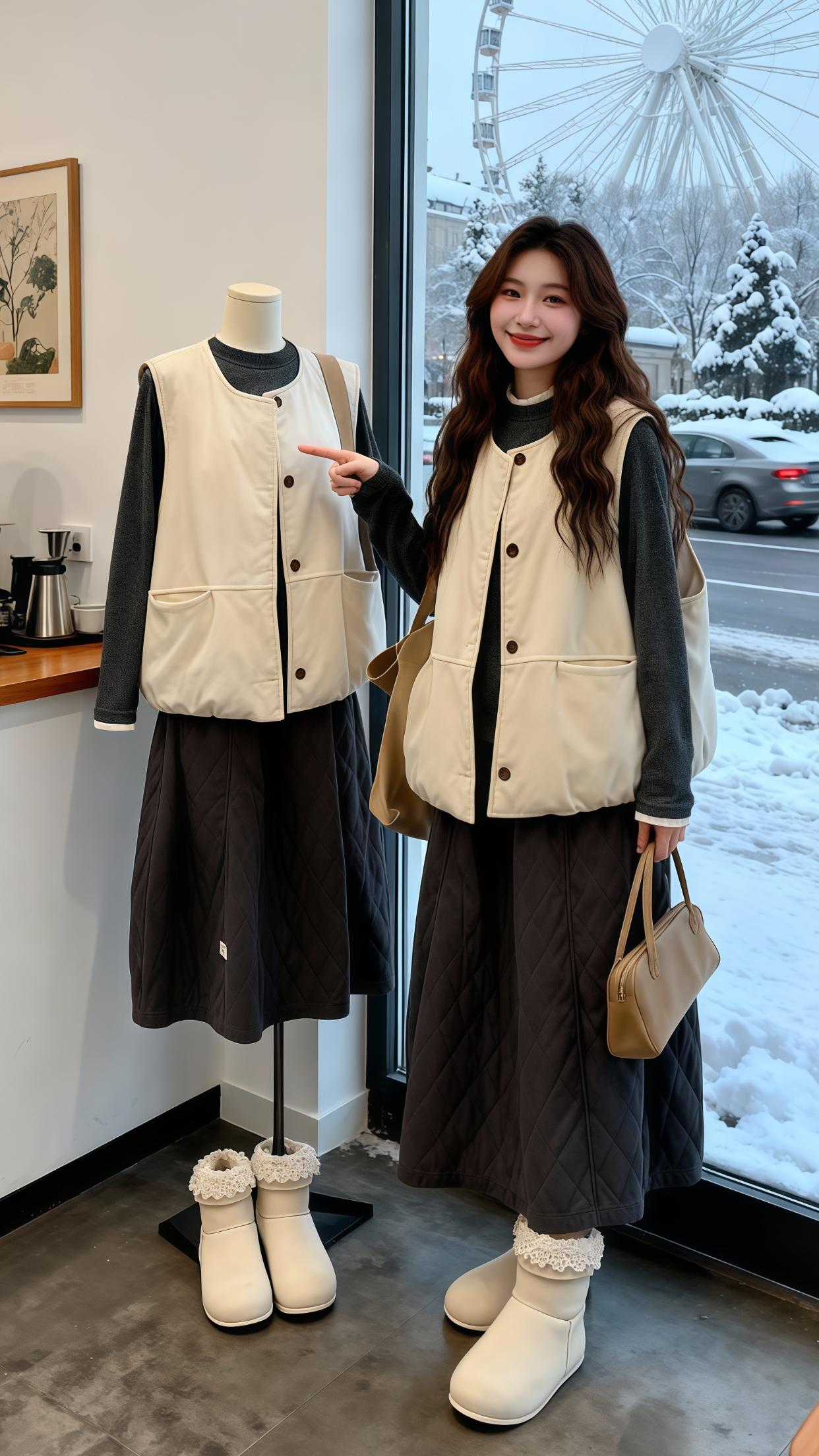 精致穿搭 小个子穿搭 冬季搭配 文艺穿搭 气质女神穿搭