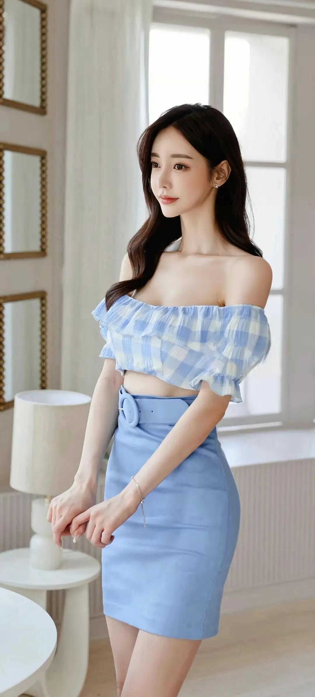性感女神孙允珠047#极品美女穿搭#