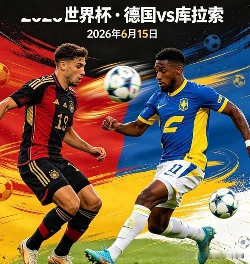 牛逼！2026世界杯E组德国单场打进7个球⚽️，以7：1战胜库拉索！不过，还是没