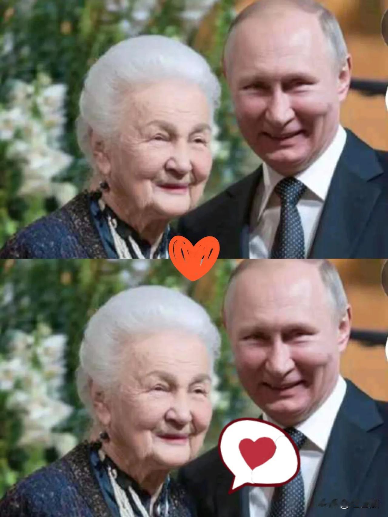 “大帝”的母亲，满头银发，脸上挂着慈祥的笑容，正是这位伟大的母亲，养育出了一个强