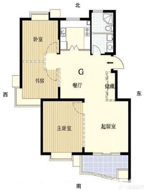 卫生间没有设在东北或西南角 　　卫生间的五行为水，同时卫生间的气场为浊气，是楼上