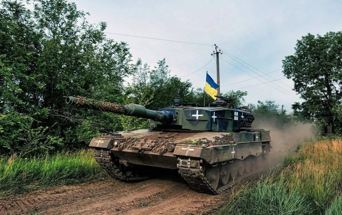 俄国防部称，自反攻开始以来，乌军已损失了25辆豹式坦克 在6月开始的攻势中，乌克