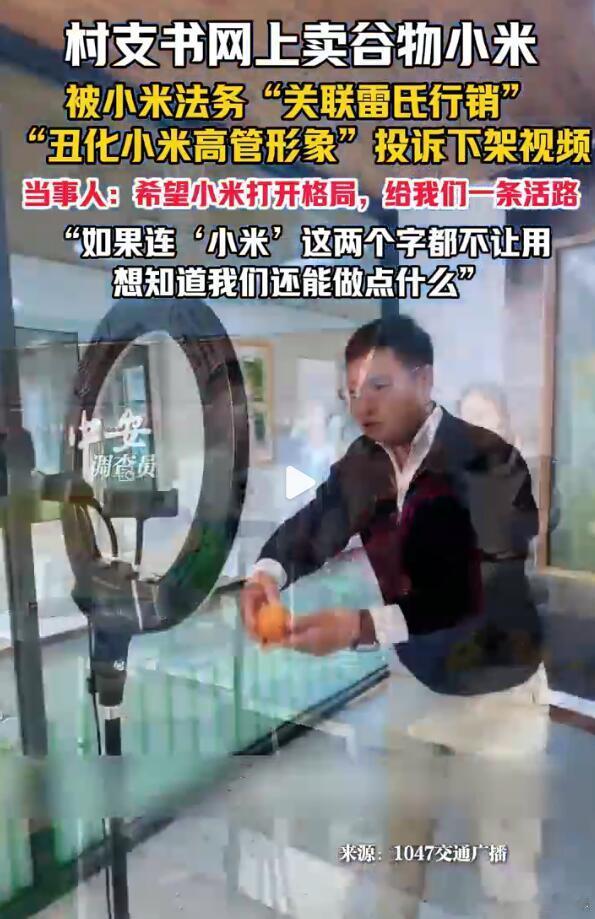 按理说，“小米”只是一种农作物的普遍称呼，跟做消费数码和汽车的小米只是字眼上的重