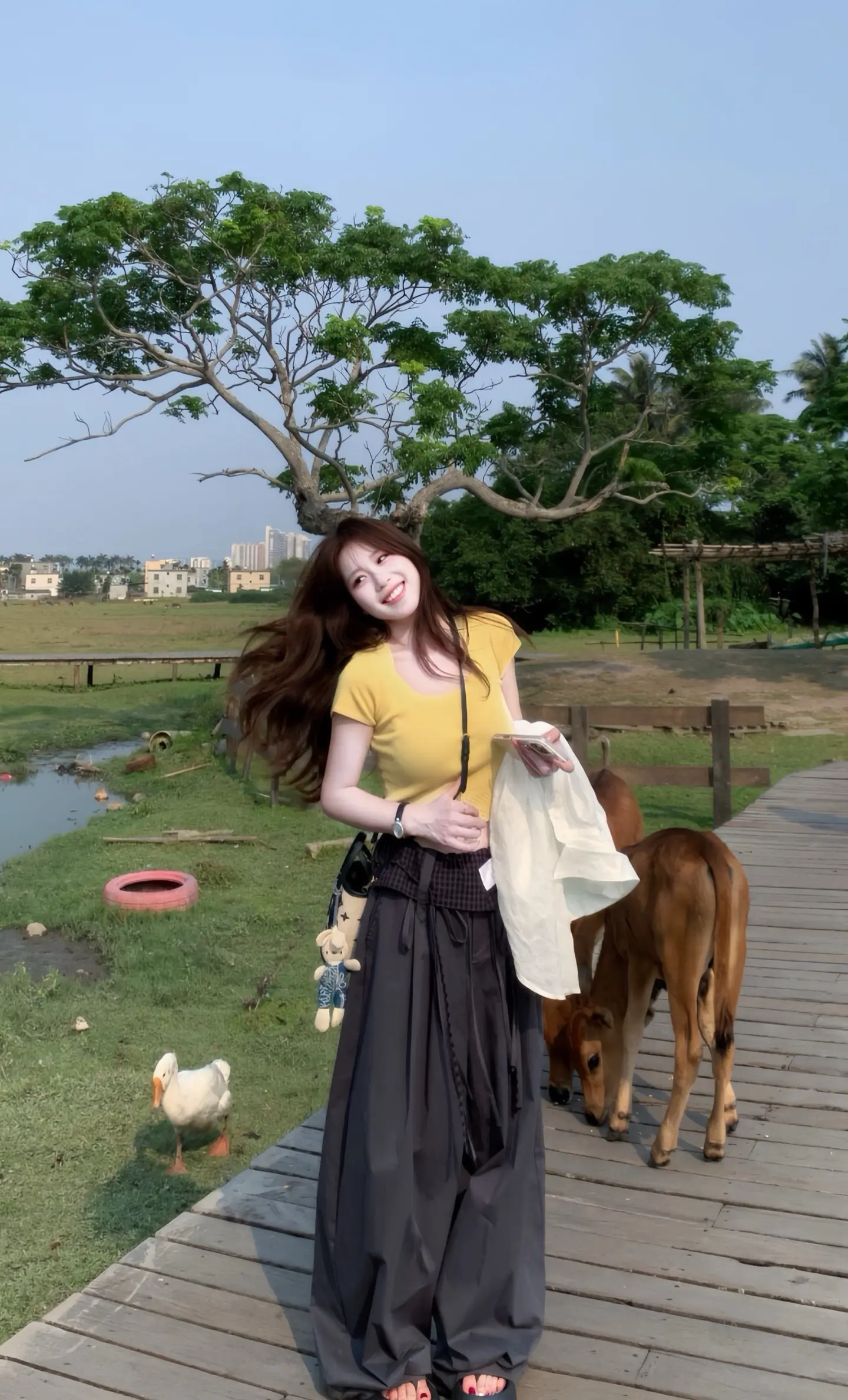 夏日穿搭 韩系慵懒风 韩系穿搭 显瘦穿搭 小众穿搭