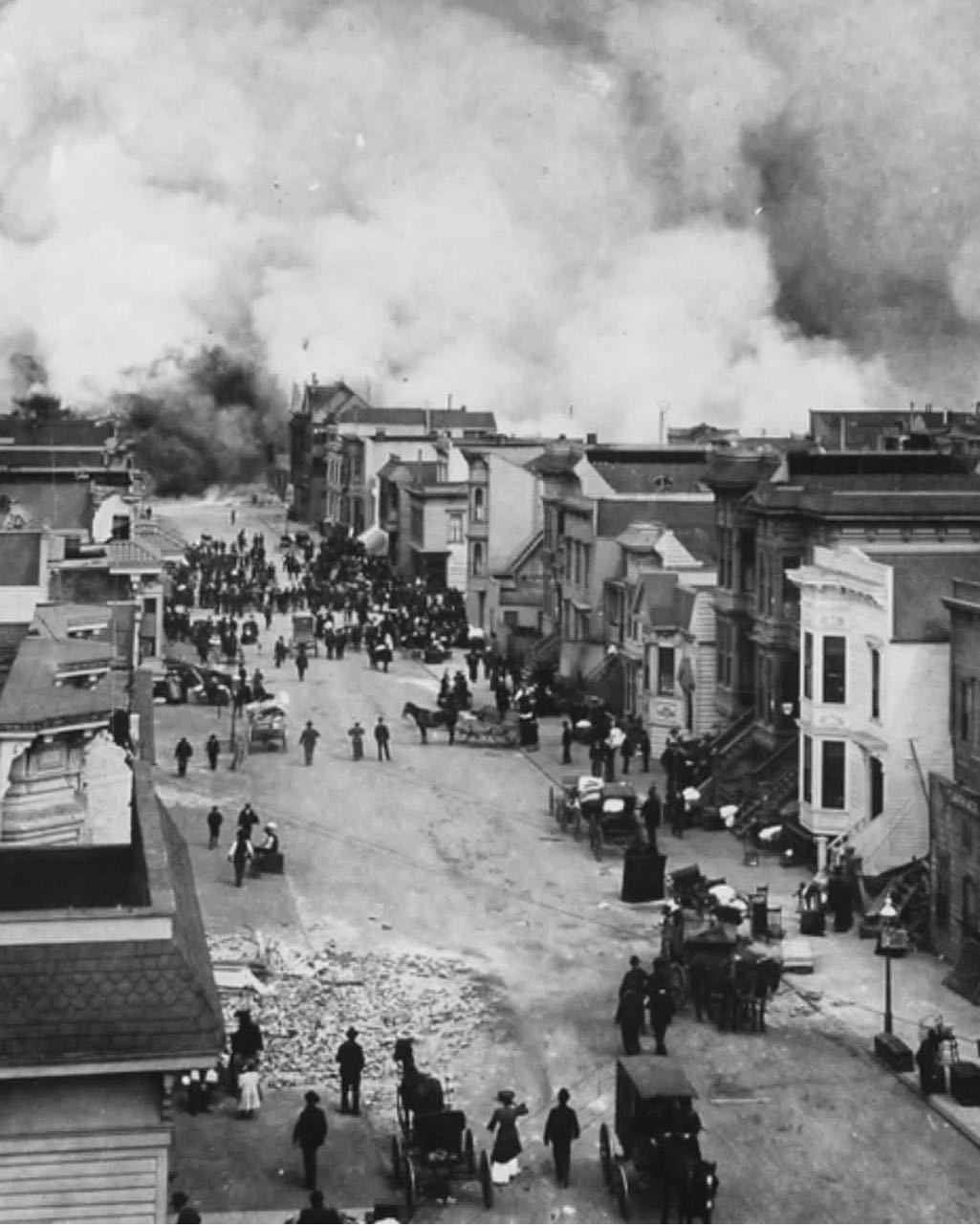 【来自投稿】1906年4月18日早上5：12 ，美国旧金山发生了7.8级大地震 