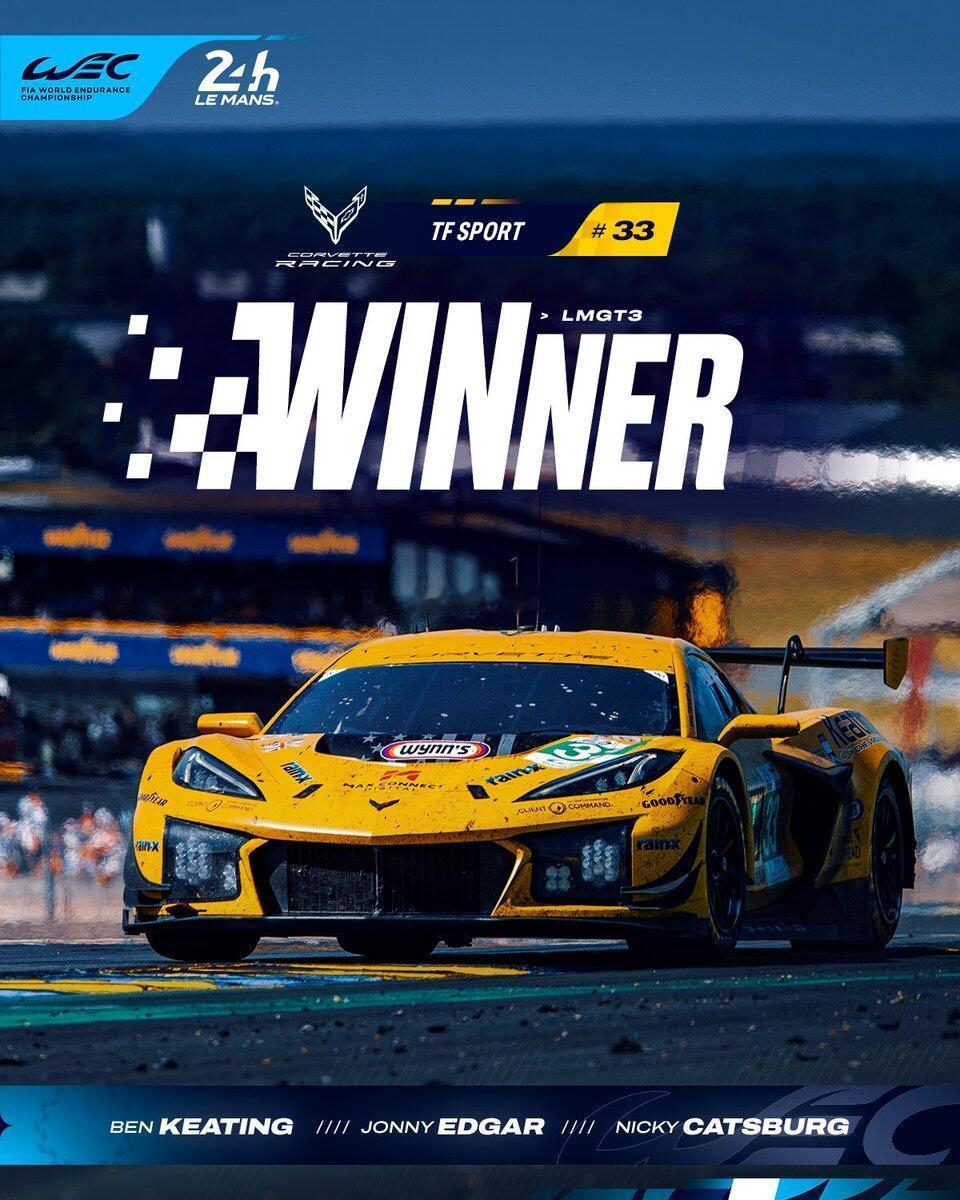 恭喜TOYOTA RACING车队，恭喜丰田拿下勒芒全场冠军🏆丰田勒芒24小时