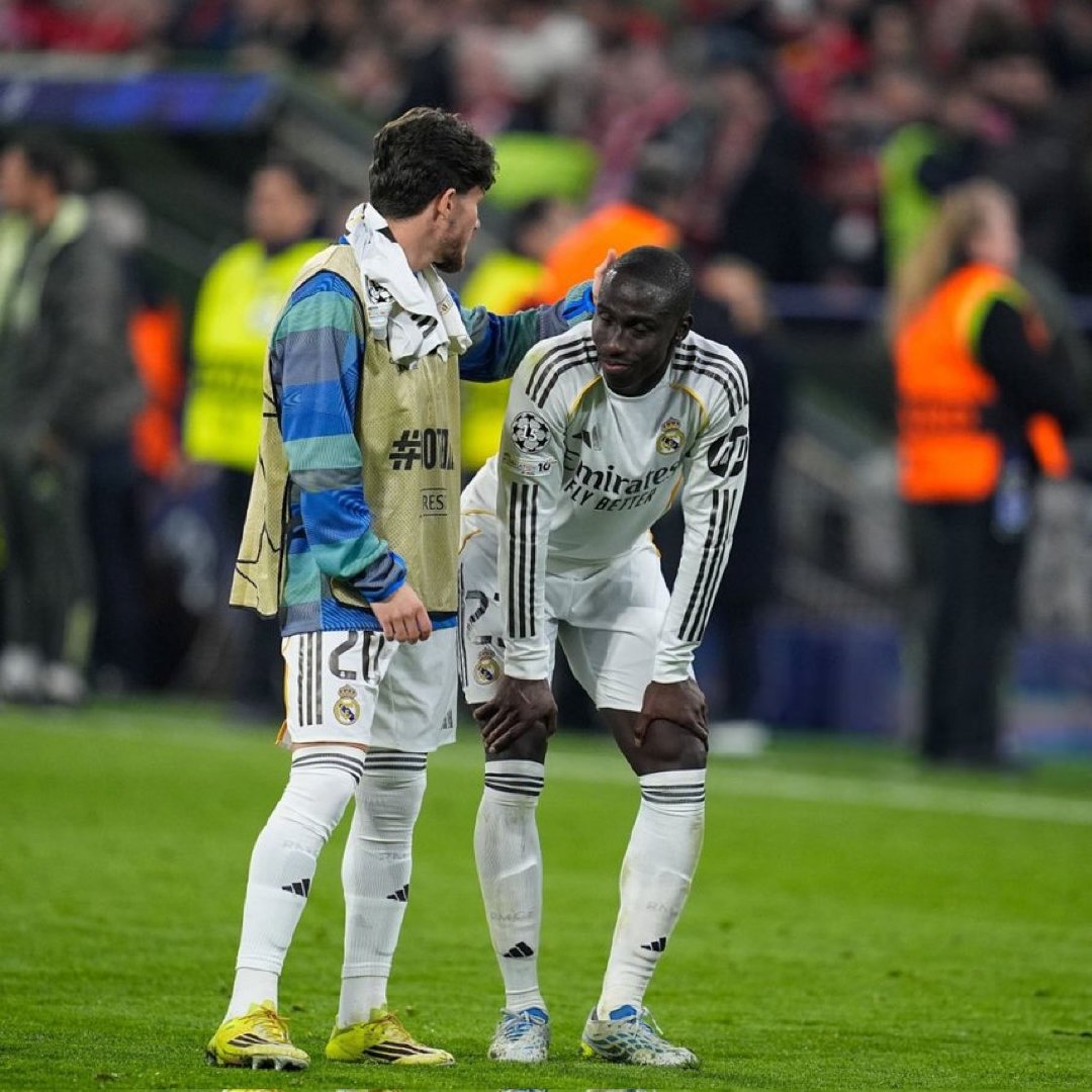 【马卡报】尽管伤病不断，但门迪已代表皇马连续21场比赛未被对手过掉，上次他被 1