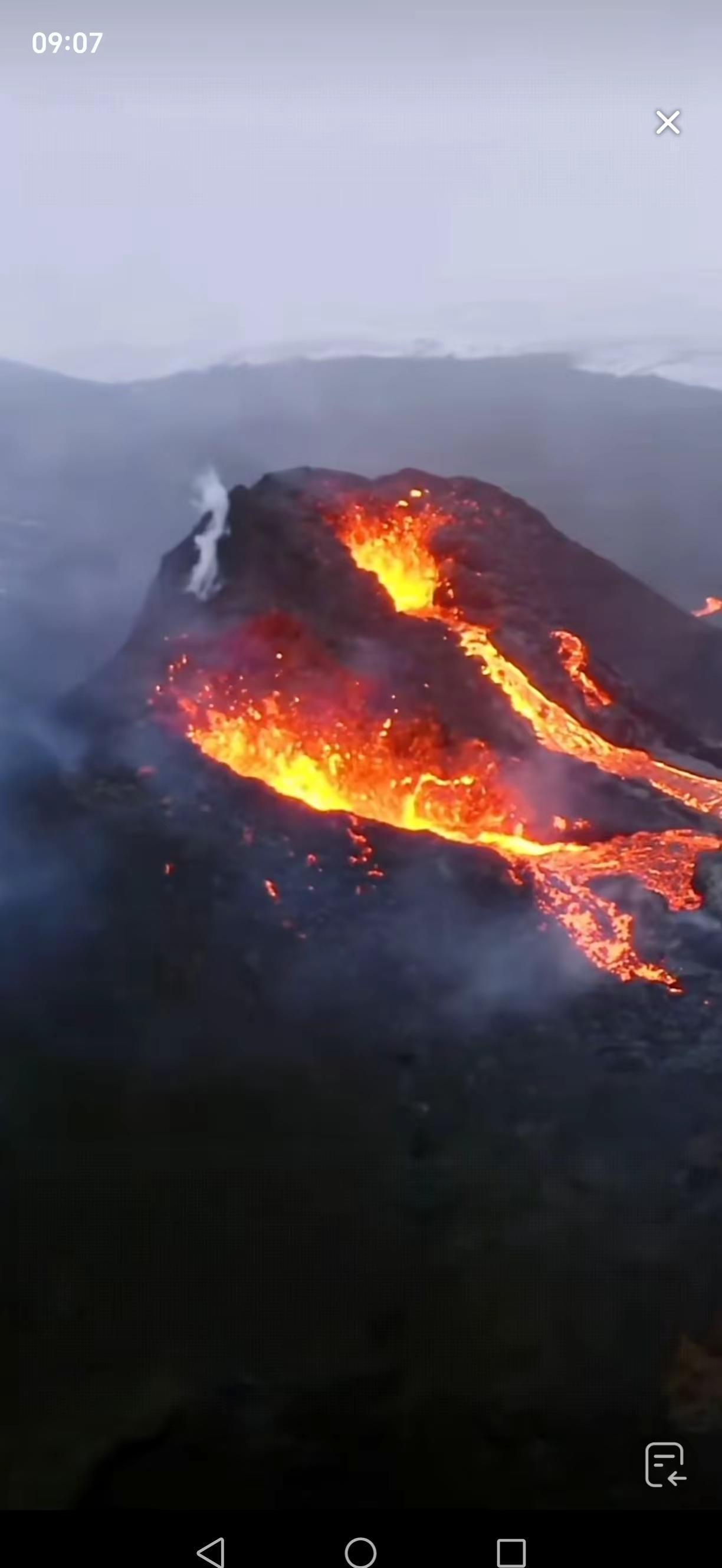 火山爆发
