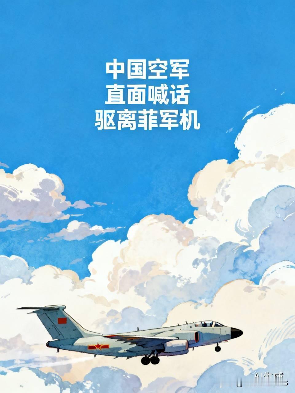 现场目睹中国空军直面喊话驱离菲军机，这画面实在太振奋人心了！咱们空军那叫一个威风
