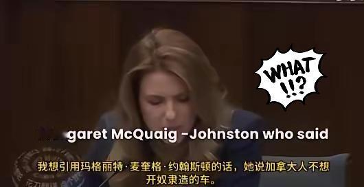 加拿大激辩是否买中国车，女议员咆哮称“不开奴 隶造的车”！视频曝光中国工厂后傻眼