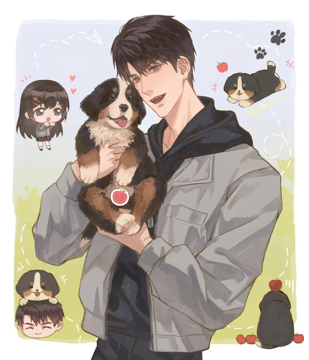 犬【】牙】小伯驾到统统闪开[抱一抱]#恋与深空# #夏以昼# #乙女游戏# ​​