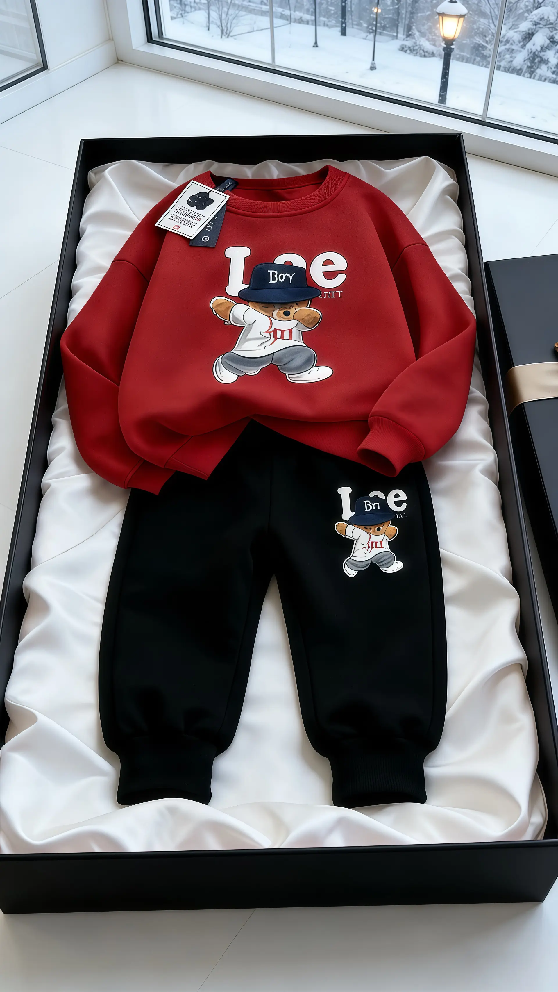 过年穿什么新年穿搭男童套装 秋冬万能穿搭公式潮童穿搭