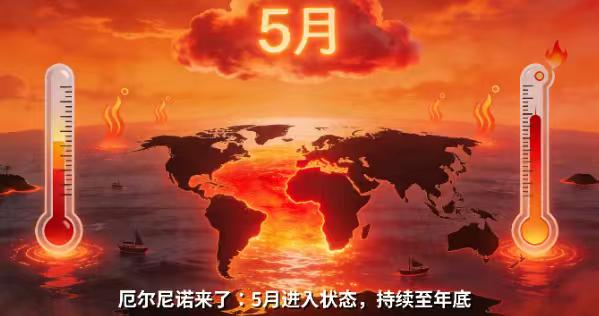 红色警报！国家气候中心权威定调：今年5月进入厄尔尼诺状态，“最热年”风险飙升！
