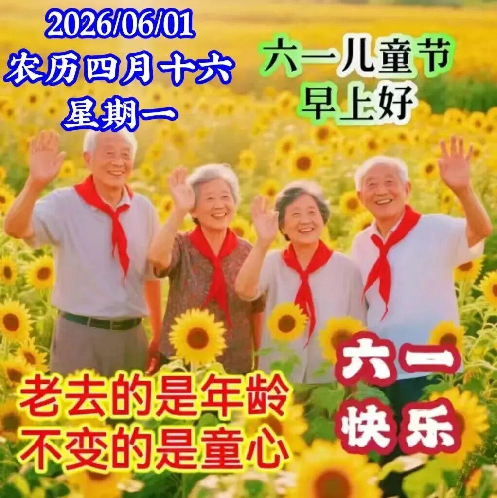 六一不分年龄，快乐不分大小，过期的是童年，不过期的是童趣，祝你，祝我，祝我们大小