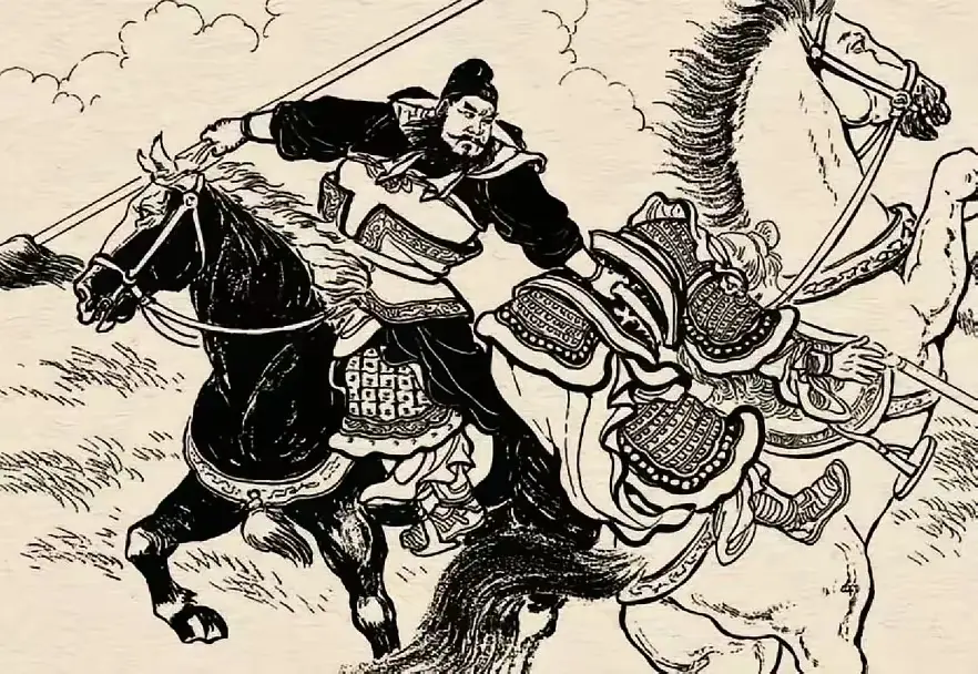 老将军中了猛张飞的巧计，被张飞生擒活捉。在军帐，张飞劝老将军投降，不料...