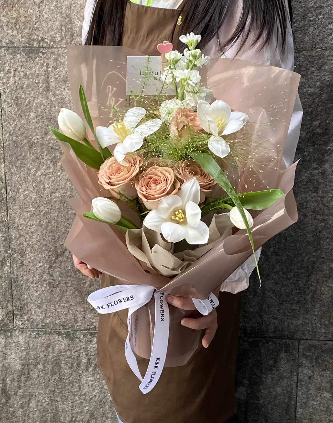 卡布奇诺毕业花束｜毕业花束
