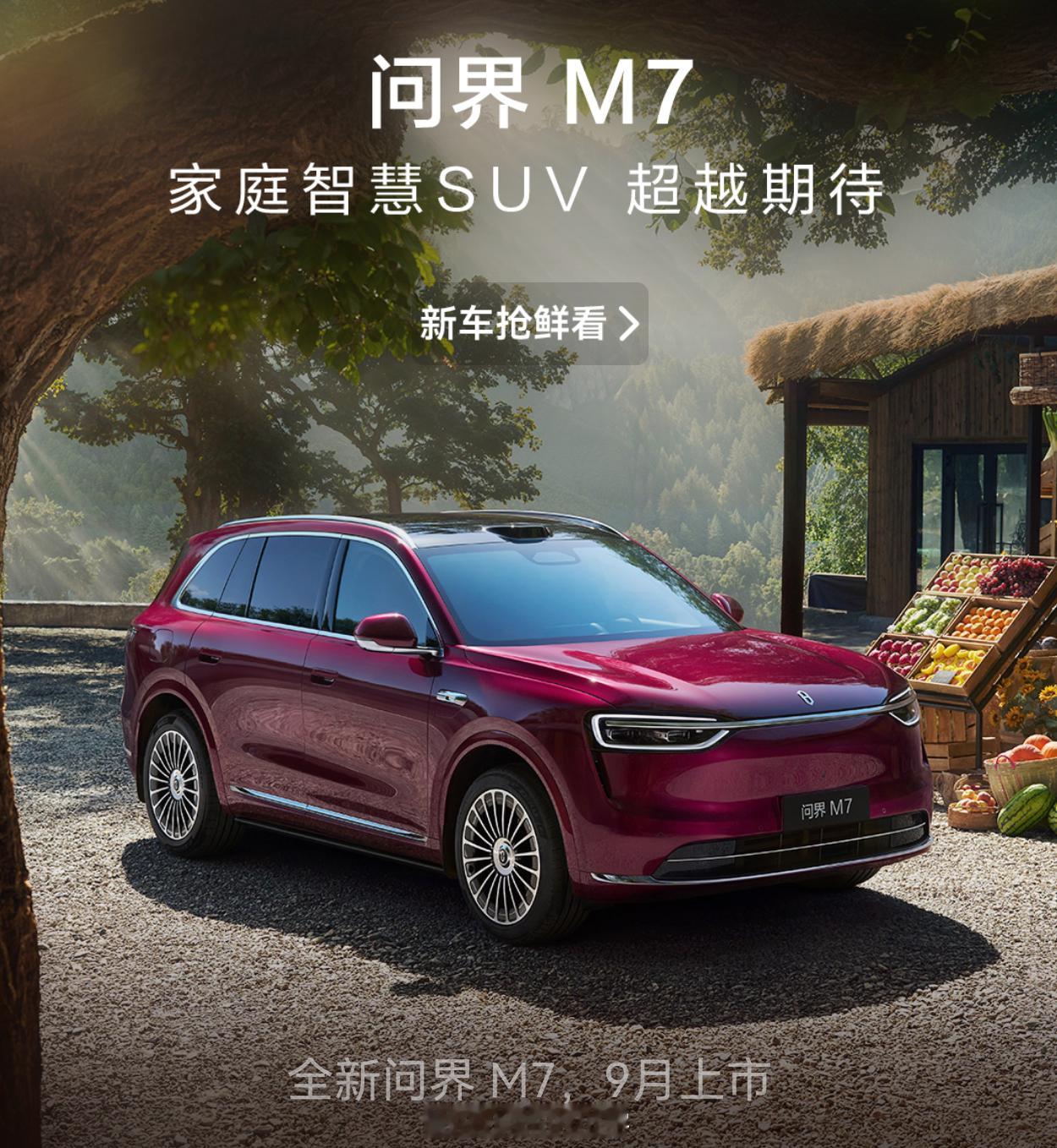 问界M7看了……花里胡哨的一个没有，实用的配置一个没少。横批～～不玩虚的！ ​​