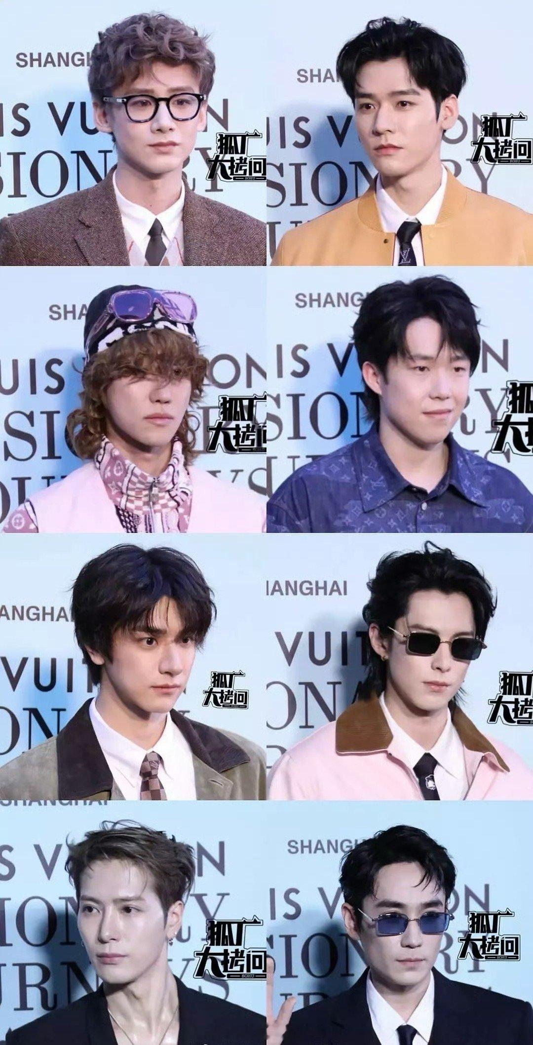 明星LV大秀红毯生图白敬亭、龚俊、徐明浩、王楚钦、林一、王鹤棣、王嘉尔、朱一龙、