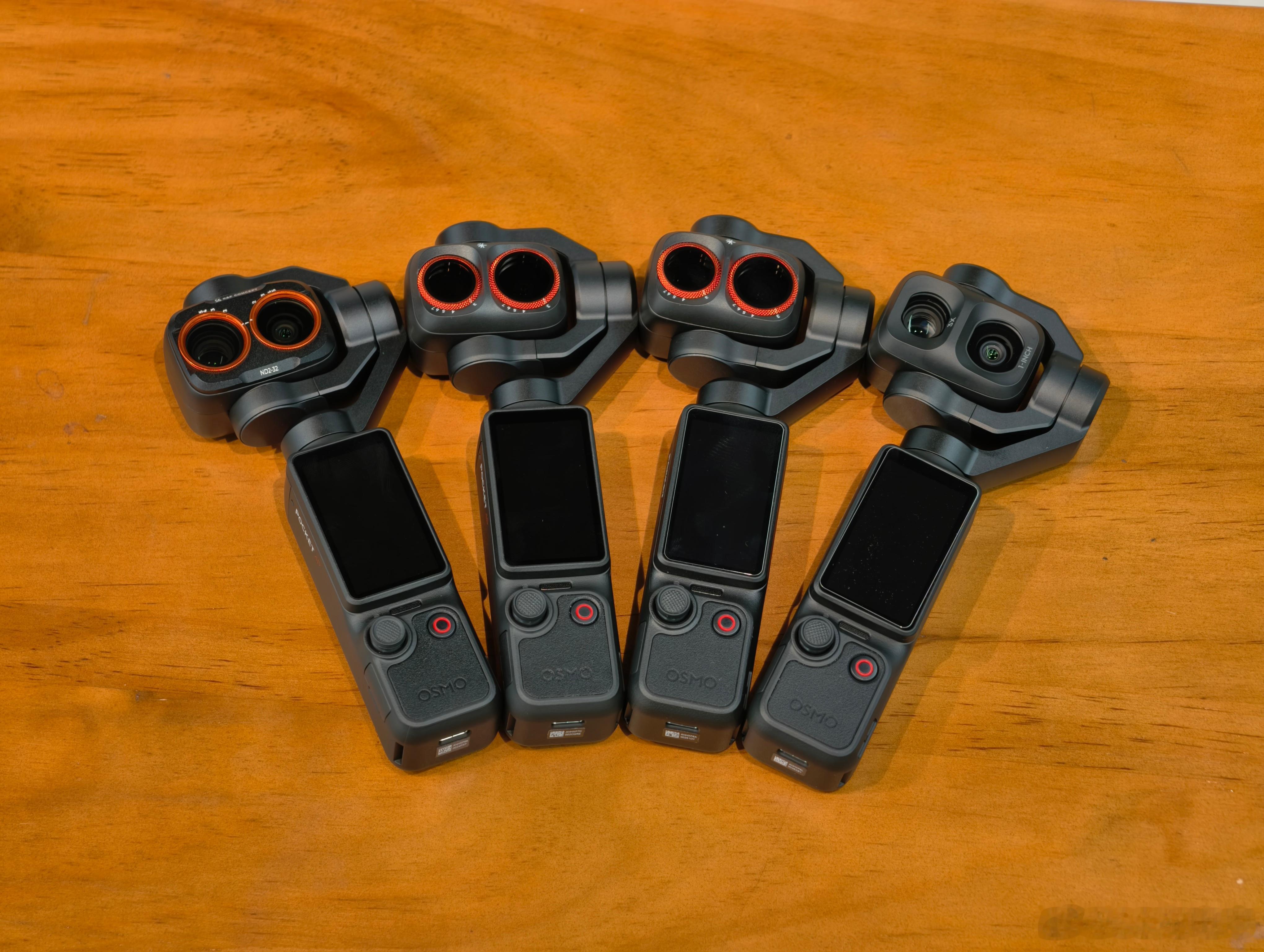 买了 4 个 DJI Pocket 4P，以后常规内容都用 4P 拍了