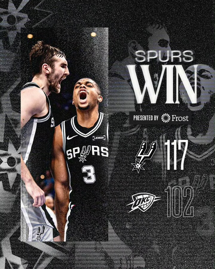 雷霆最严厉的父亲，马刺三杀雷霆彻底成为雷霆的噩梦!在马刺与雷霆的圣诞大战中，志在